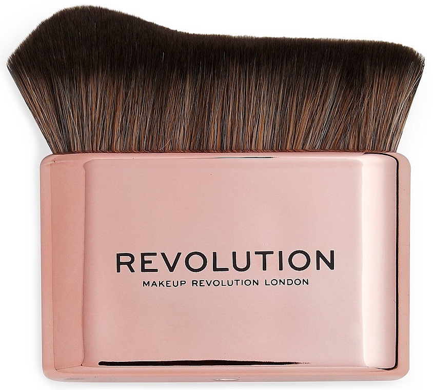 Makeup Brush - Makeup Revolution Shimmer Oil B Glow Body Blending Brush — photo N1