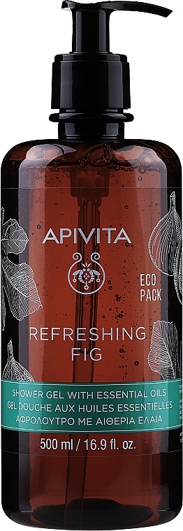 Refreshing Fig Shower Gel with Essential Oils - Apivita Refreshing Fig Shower Gel with Essential Oils — photo N4