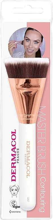 Contouring Brush - Dermacol Master Brush Rose Gold D57 — photo N1