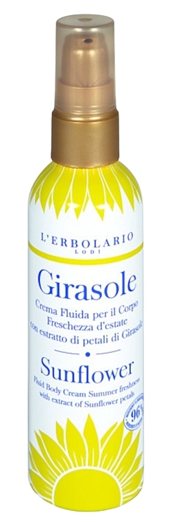 Body Emulsion - L'Erbolario Sunflower Fluid Body Cream Summer Freshness — photo N1