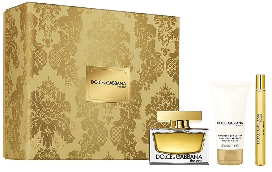 Dolce&Gabbana The One - Set (edp/75ml + b/lot/50ml + edp/10ml) — photo N1