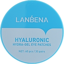 Fragrances, Perfumes, Cosmetics Moisturizing Hydra-Gel Eye Patches - Lanbena Hyaluronic Acid Collagen Gel Moisturizing Eye Patches