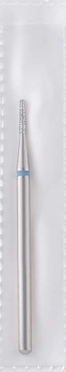 Diamond Nail File Drill Bit, frustum, L-6 mm, 1.2 mm, blue - Head The Beauty Tools — photo N1