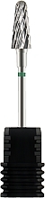 Cone Nail Drill Bit, green, 6/14 mm - Staleks Pro — photo N4