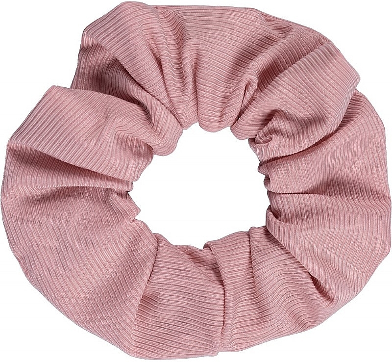 Scrunchies, 26515, 2 pcs, beige and pink - Top Choice Hair Bands — photo N11