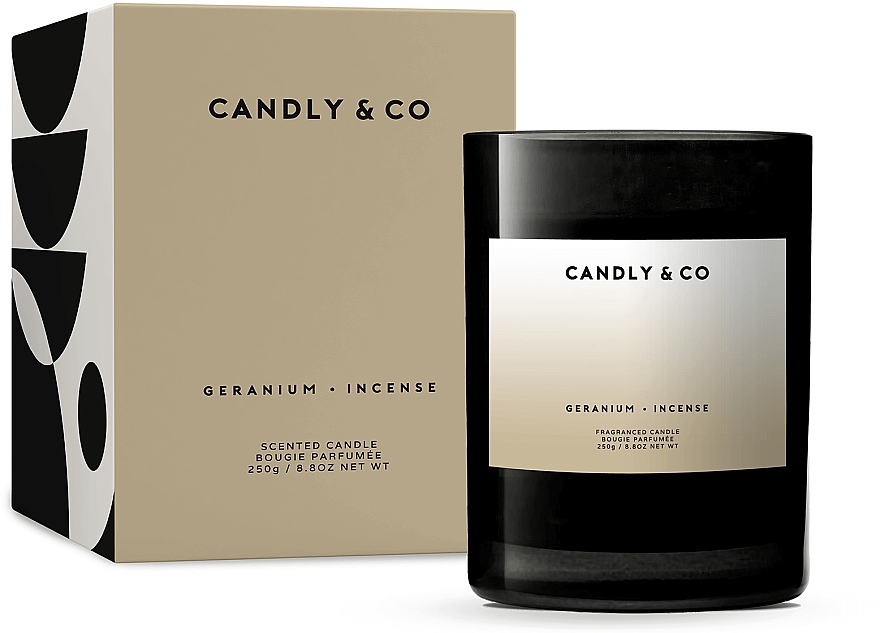 Scented Candle - Candly & Co No.1 Geranium Incense — photo N1