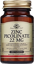 Zinc Picolinate Dietary Supplement, 22mg - Solgar Zinc Picolinate — photo N1