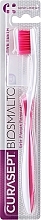 Fragrances, Perfumes, Cosmetics Pink Toothbrush - Curasept Biosmalto Sensitive
