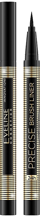 Eyeliner-Pen - Eveline Cosmetics Precise Eye Liner Brush — photo N1