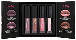 Fragrances, Perfumes, Cosmetics Set - Matte & Strobe Mini Lip Set Cool Pinks (2 x lipstick/1.9ml + 2 x l/gloss/2ml)