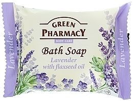 Fragrances, Perfumes, Cosmetics Soap "Lavender & Flaxseed Oil" - Green Pharmacy