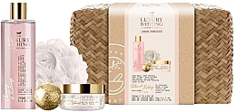 Set, 5 products - Grace Cole The Luxury Bathing Company Velvet Rose And Peony Ultimate Bathing — photo N1