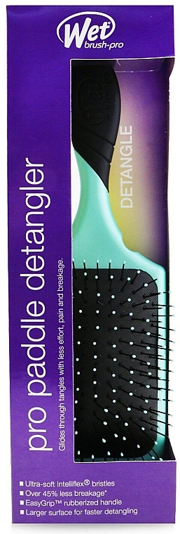 Hair Brush - Wet Brush Pro Paddle Detangler Purist Blue — photo N2