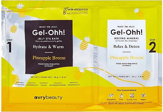 Foot Spa - Avry Beauty Gel-Ohh Jelly Spa Pineapple Breeze — photo N1