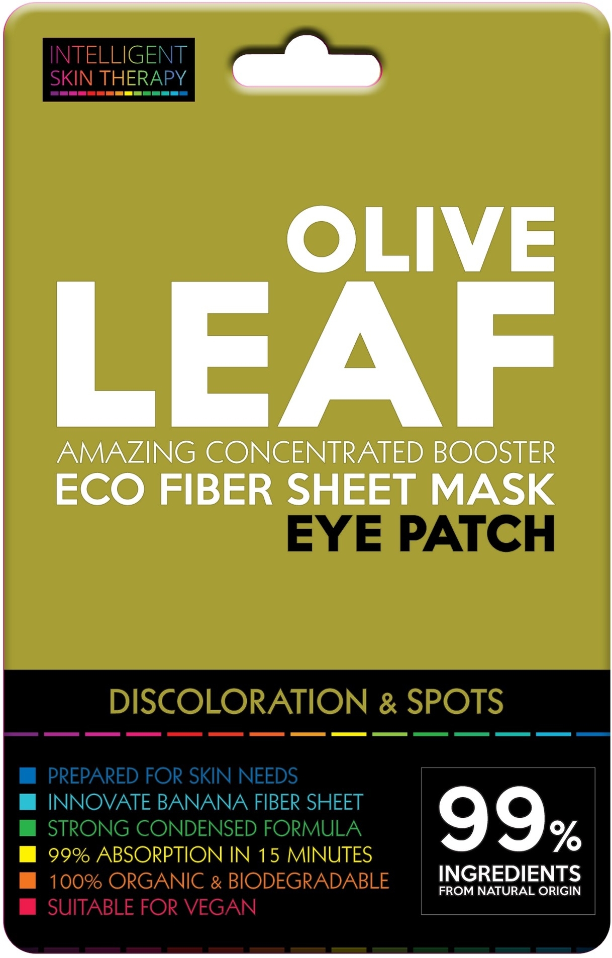 Eye Patches - Beauty Face IST Dark Circles & Spots Eye Patch Olive Leaf — photo 2 szt.