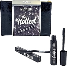 Fragrances, Perfumes, Cosmetics Mesauda Milano The Hottest Kit (mascara/13ml + eye/liner/1,2g + punch/1pcs) - Set