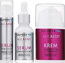 Fragrances, Perfumes, Cosmetics Set - Solverx Age Reset (serum/30ml + eye/serum/15ml + f/mask/50ml)