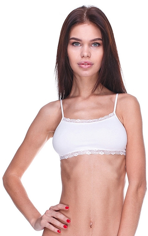 Teen Bra, white - Fleri — photo N1