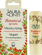 Fragrances, Perfumes, Cosmetics Moisturising Lip Balm with Goji Berry & Aloe Vera - Laura Conti Botanical Vegan Moisturizing