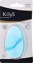 Massage Cleansing Face Brush, blue - Killys — photo N1
