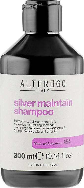 Anti-Yellowness Hair Shampoo - Alter Ego Silver Maintain Shampoo — photo N3