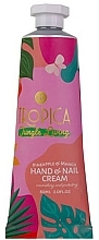 Fragrances, Perfumes, Cosmetics Pineapple & Mango Hand & Nail Cream, pink - Accentra Tropica Pinapple & Mango Hand & Nail Cream