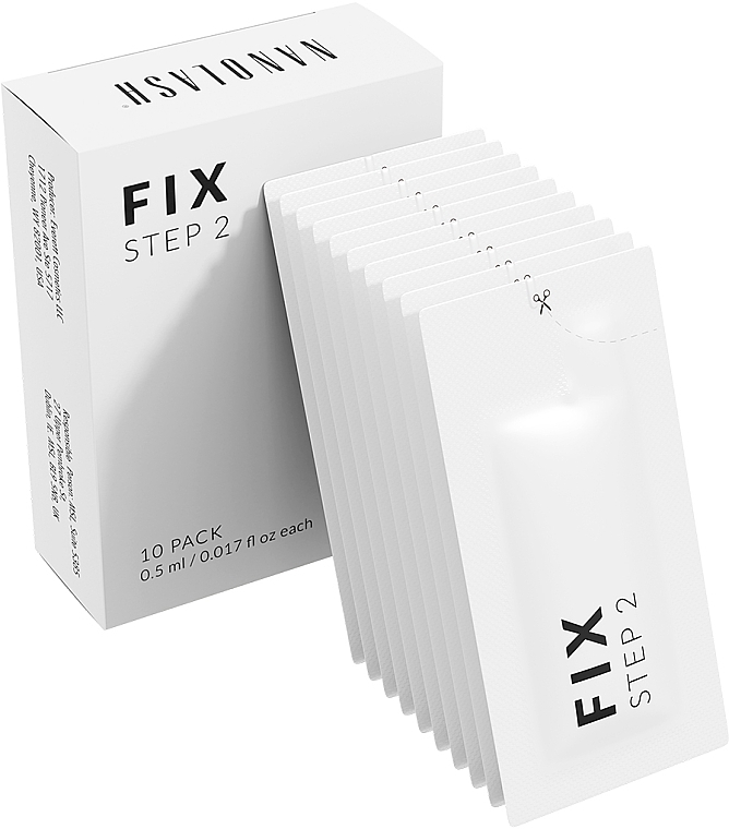 Neutralizer for lifting and lamination of eyelashes - Nanolash Step 2 Fix Lash Lift Neutralizer — photo N1