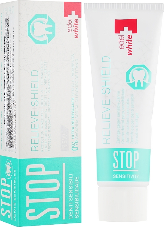 Toothpaste for Sensitive Teeth - Edel+White Stop Sensitivity Toothpaste — photo N1