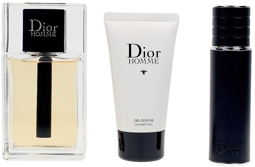 Dior Xmas New Dior Homme Jewel Box - Set (edt/100ml + edt/10ml +sh/gel/50ml) — photo N2