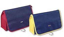 Fragrances, Perfumes, Cosmetics Classic Travel Makeup Bag, 93265, blue-yellow - Top Choice