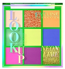 Fragrances, Perfumes, Cosmetics Eyeshadow Palette - Eveline Cosmetics Look Up Neon Eyeshadow Palette