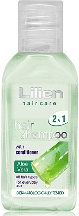 Aloe Vera Shampoo - Lilien Hair Shampoo Aloe Vera Travel Size — photo N1