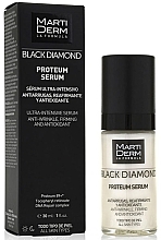 Fragrances, Perfumes, Cosmetics Face Serum - MartiDerm Black Diamond Proteum Serum