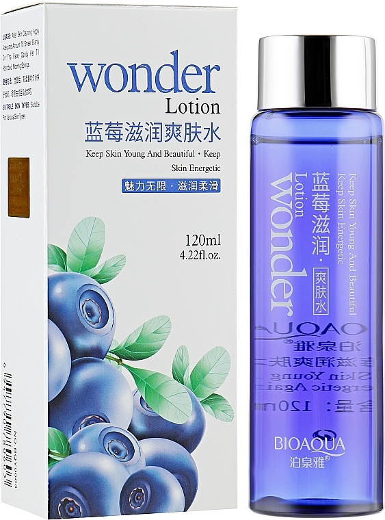 Emulsion-Based Lotion with Blueberry Extract - Bioaqua Wonder Lotion — photo N1