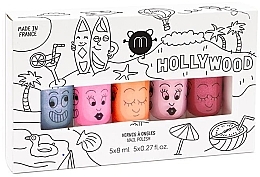 Fragrances, Perfumes, Cosmetics Set - Nailmatic Hollywood Kids Set (nail/polish/5x8ml)