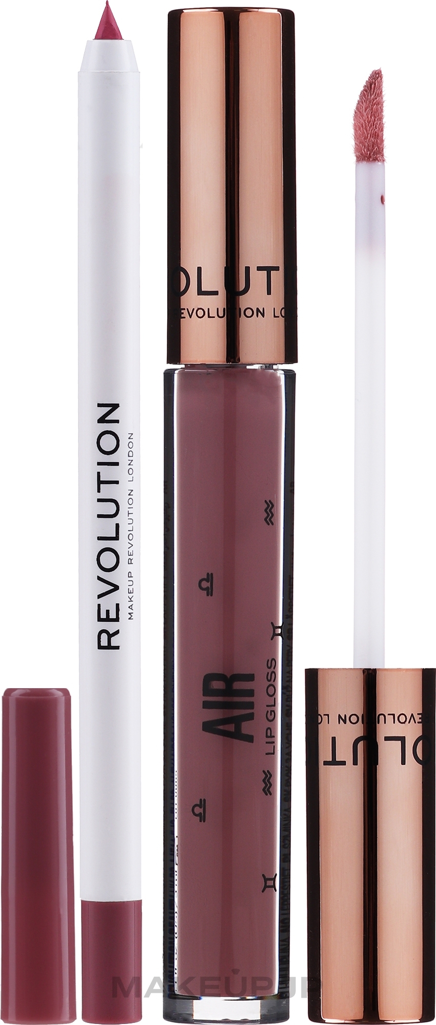 Lip Kit - Makeup Revolution Fantasy Lip Kit (ip/gloss/3ml + lip/liner/1g)  — photo Air