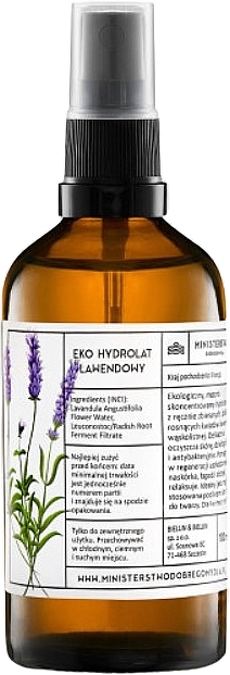 Organic Wild Lavender Hydrolate - Ministerstwo Dobrego Mydła — photo N1