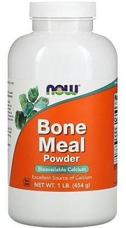 Bone Support Natural Dietary Supplement, powder - Now Foods Bone Meal — photo N1