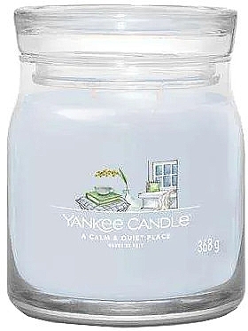 Scented Candle in Jar 'Calm & Quiet Place', 2 wicks - Yankee Candle A Calm & Quiet Place — photo N1