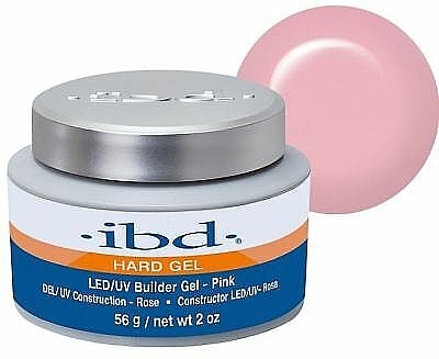 Builder Gel Polish, translucent pink - IBD LED/UV French Xtreme Builder Gel Blush — photo N2