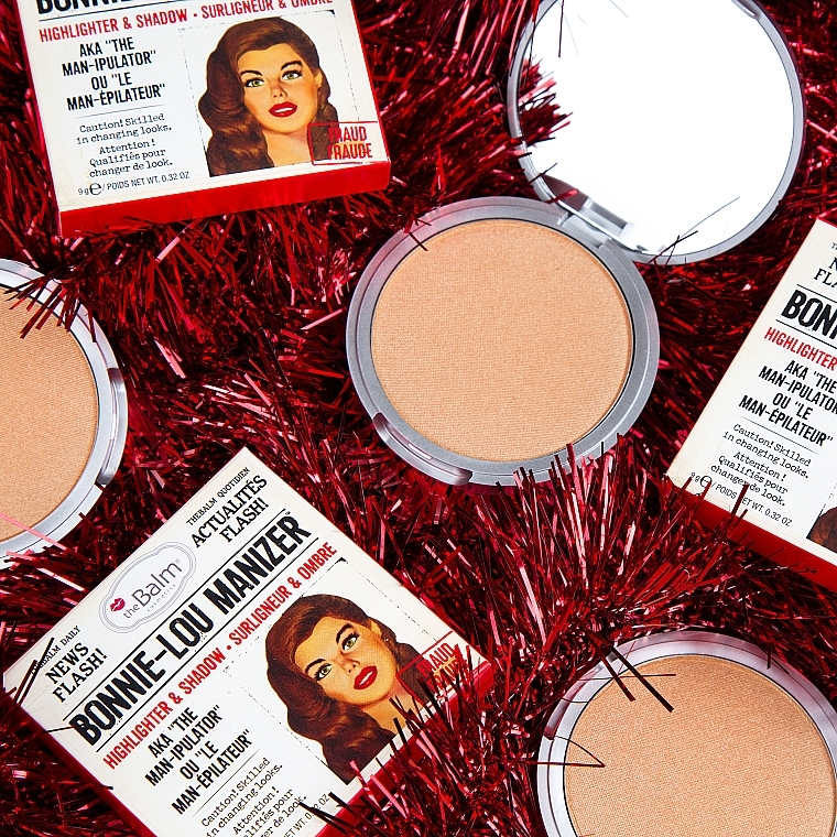 Highlighter, Shimmer and Shadow - theBalm Bonnie-Lou Manizer Highlighter & Shadow — photo N9