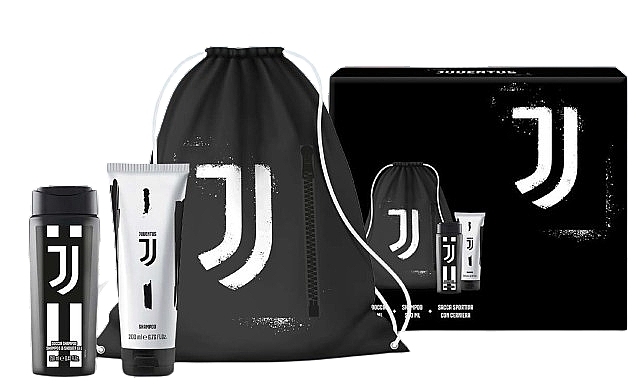 Set - Naturaverde Football Teams Juventus (shm/200ml + sh/gel/250ml + bag) — photo N1