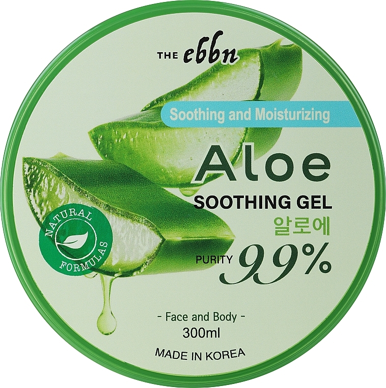 Soothing Aloe Face & Body Gel - The Ebbn Shooting & Moisture Aloe Sooting Gel 97% Purity — photo N3