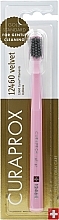 Fragrances, Perfumes, Cosmetics Toothbrush 'Velvet CS 12460', pink and grey - Curaprox