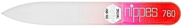 Glass Nail File, 9 cm, red - Nippes Solingen Glass Nail File — photo N1