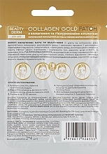 Golden Collagen Eye Patch - Beauty Derm Collagen Gold Patch — photo N2