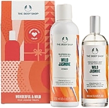 Fragrances, Perfumes, Cosmetics Set - The Body Shop Wonderful & Wild Wild Jasmine Treats (sh/gel/250ml + mist/100ml)