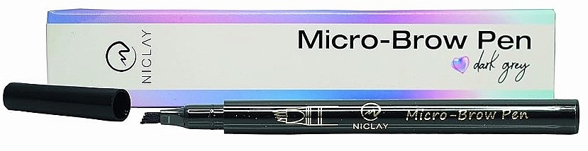 Eyebrow Pencil - Niclay Micro Brow Pen (1pc) — photo N2