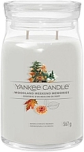 Woodland Weekend Memories Scented Candle in Jar, 2 wicks - Yankee Candle Singnature — photo N2