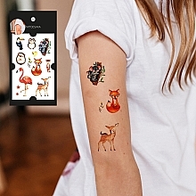 Kids Temporary Tattoo Set "Koala & 7 Animals" - Tattooshka — photo N30